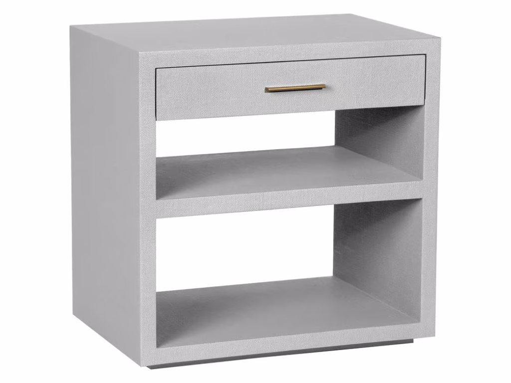 Livia Bedside Chest - Light Grey