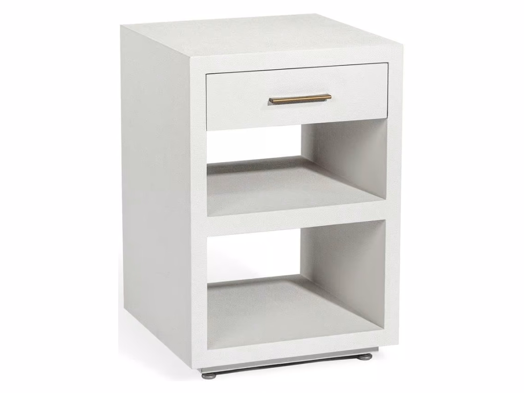 LIVIA SMALL BEDSIDE CHEST - NATURAL WHITE