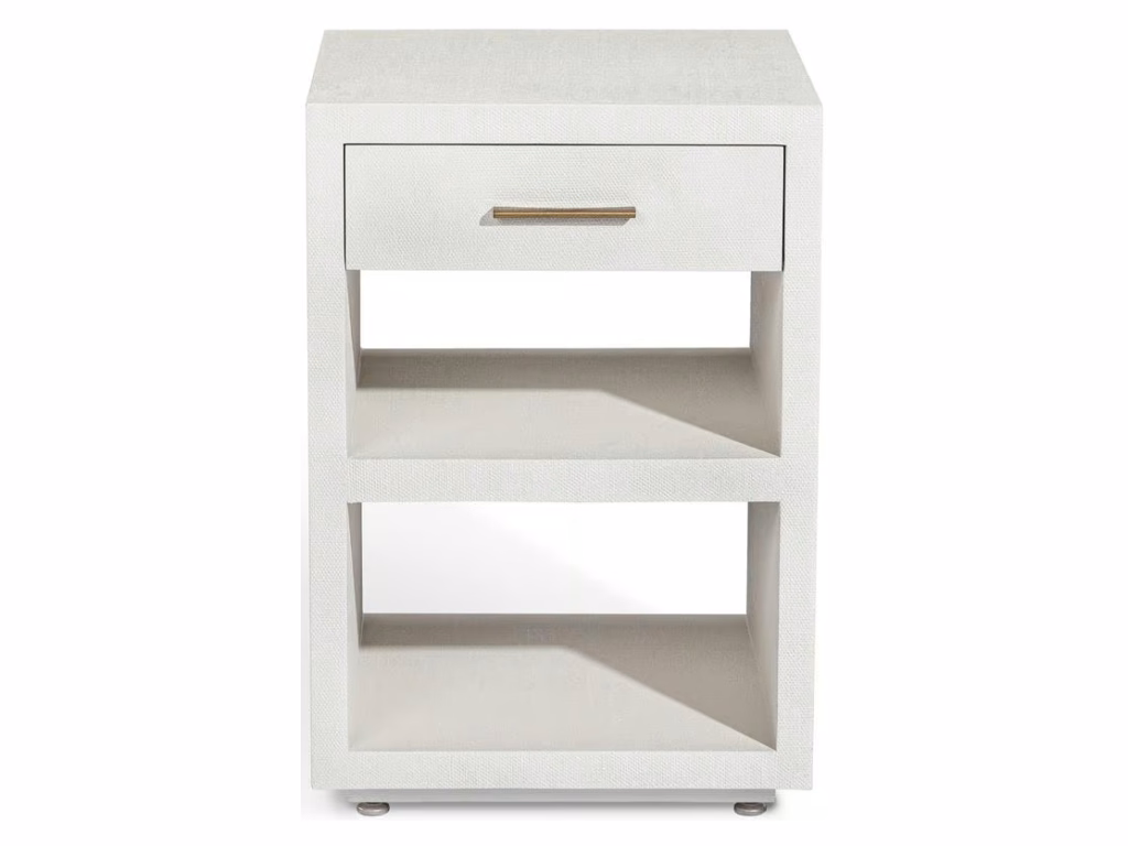 LIVIA SMALL BEDSIDE CHEST - NATURAL WHITE
