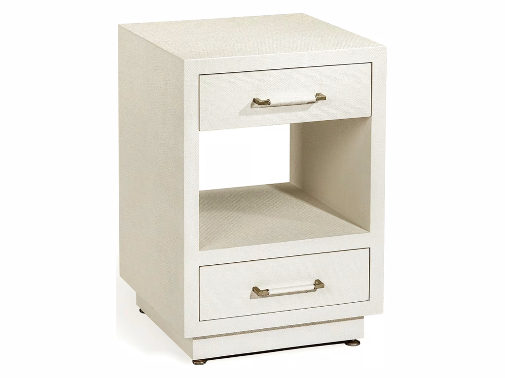 TAYLOR SMALL BEDSIDE CHEST - WHITE