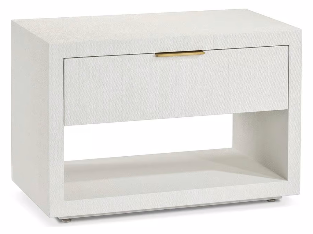 MONTAIGNE BEDSIDE CHEST - NATURAL WHITE