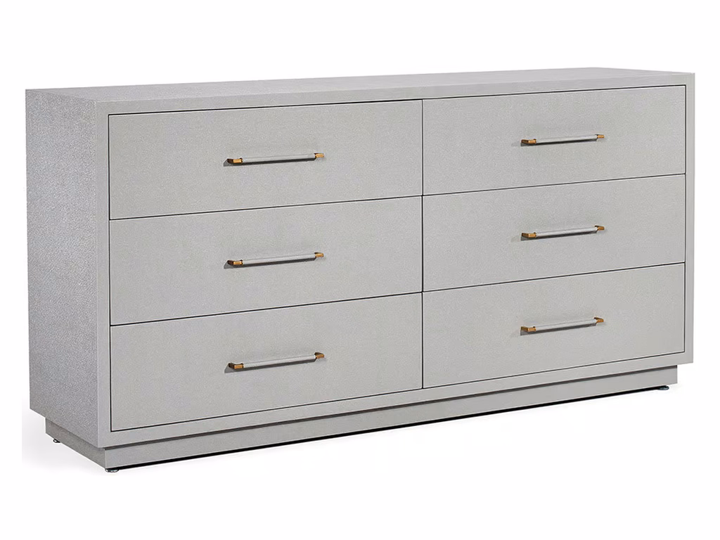 Taylor 6 Drawer Chest - Light Grey