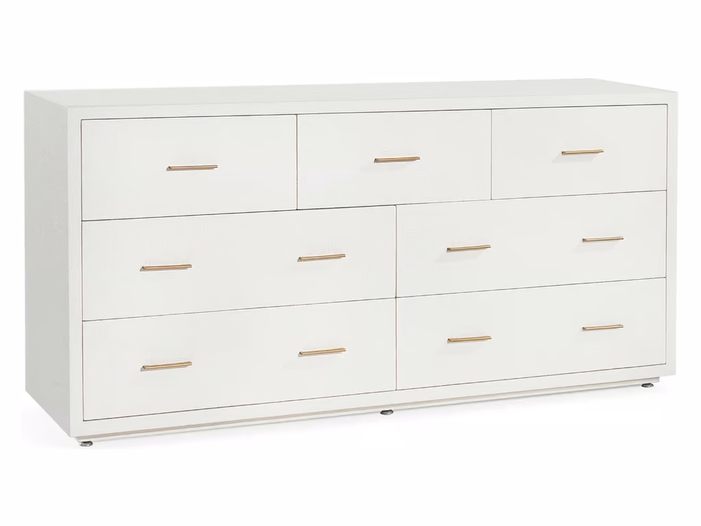 Livia 7 Drawer Chest - Natural White