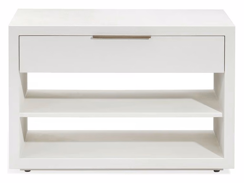 Montaigne Large Bedside Chest - Natural White - Alternative View