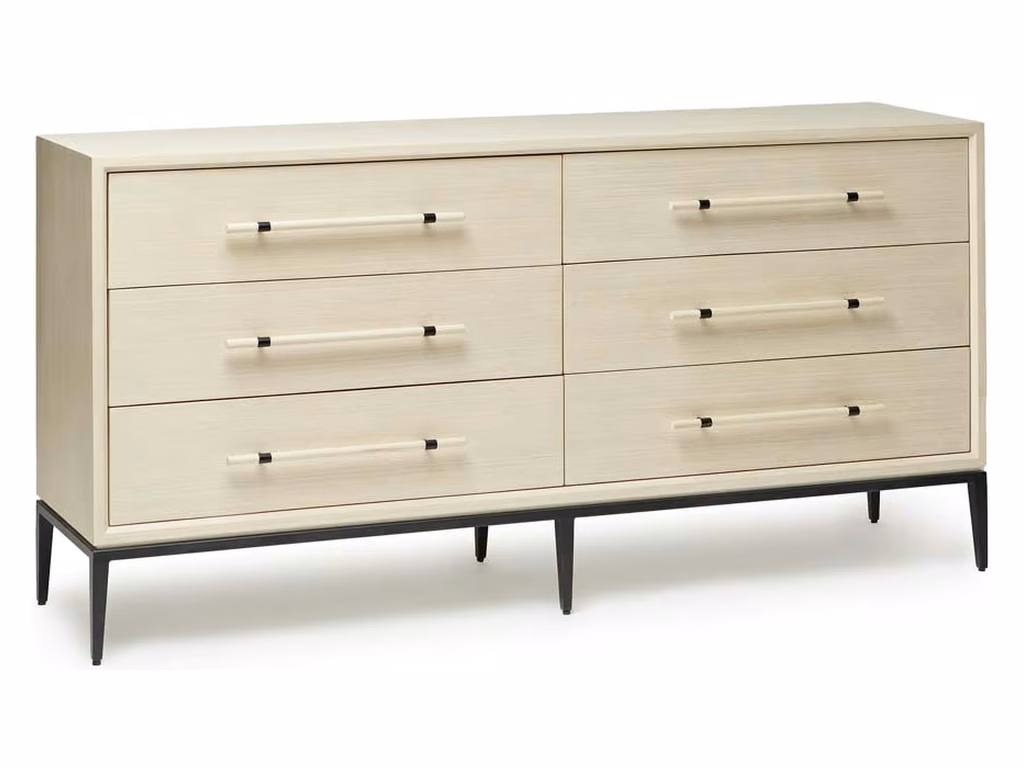 Burton 6 Drawer Chest - Parchment