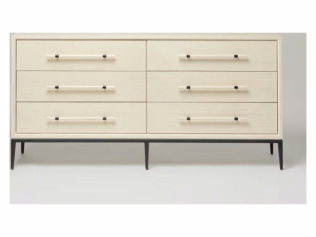 Burton 6 Drawer Chest - Parchment