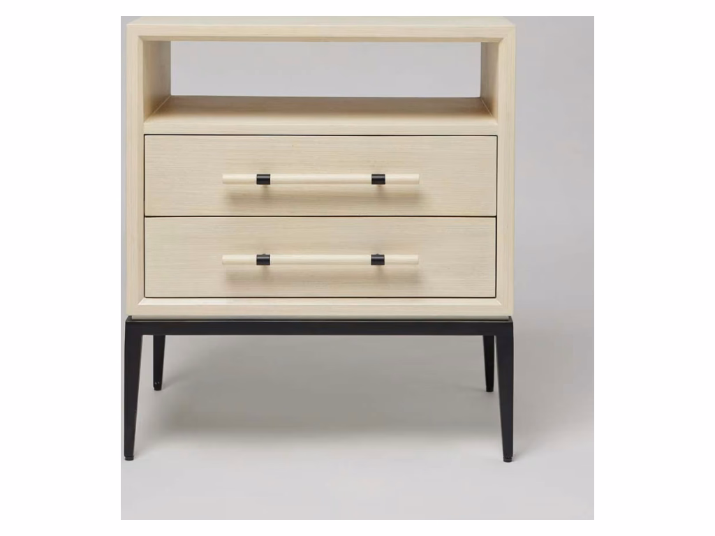 Burton Bedside Chest - Parchment