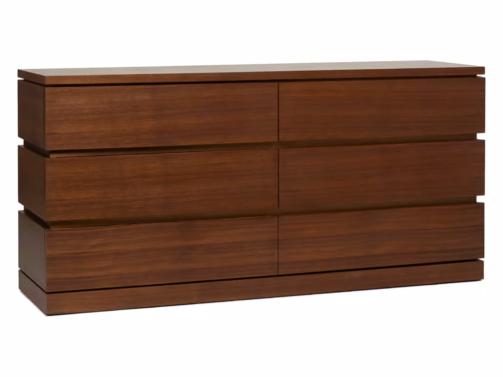 Bolton 6 Drawer Chest - Classic Walnut