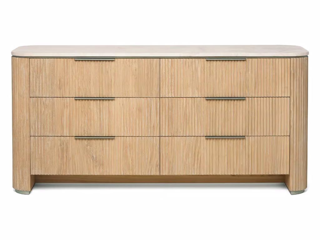 Morrison 6 Drawer Chest - Husk - Alternative View