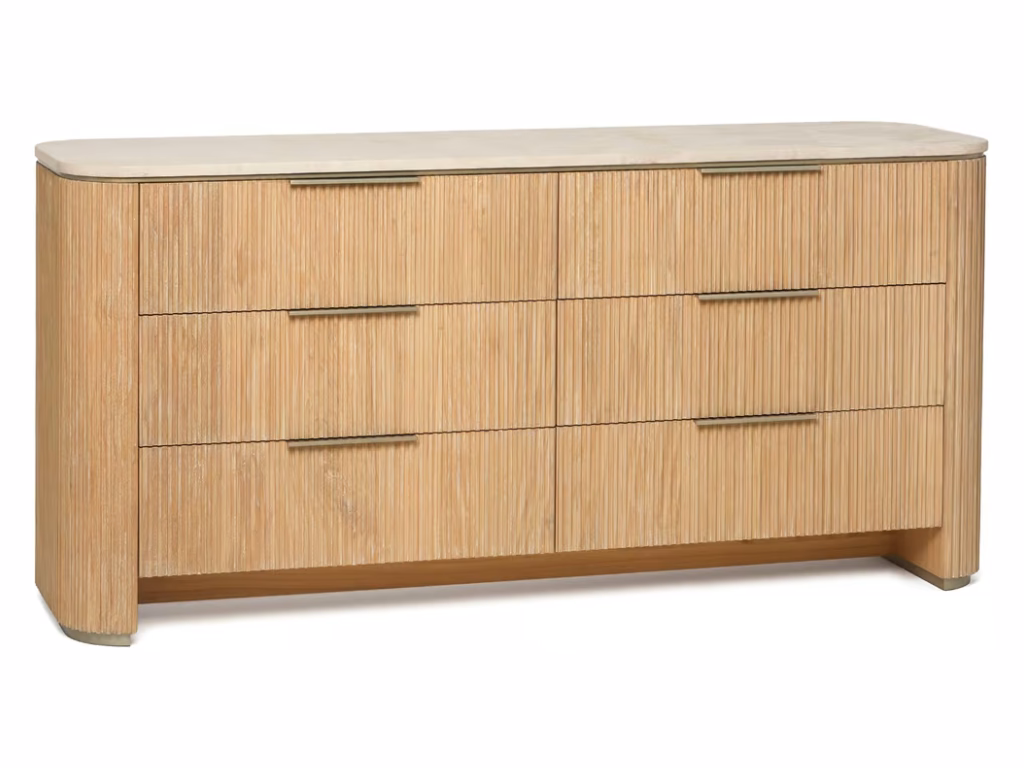 Morrison 6 Drawer Chest - Husk