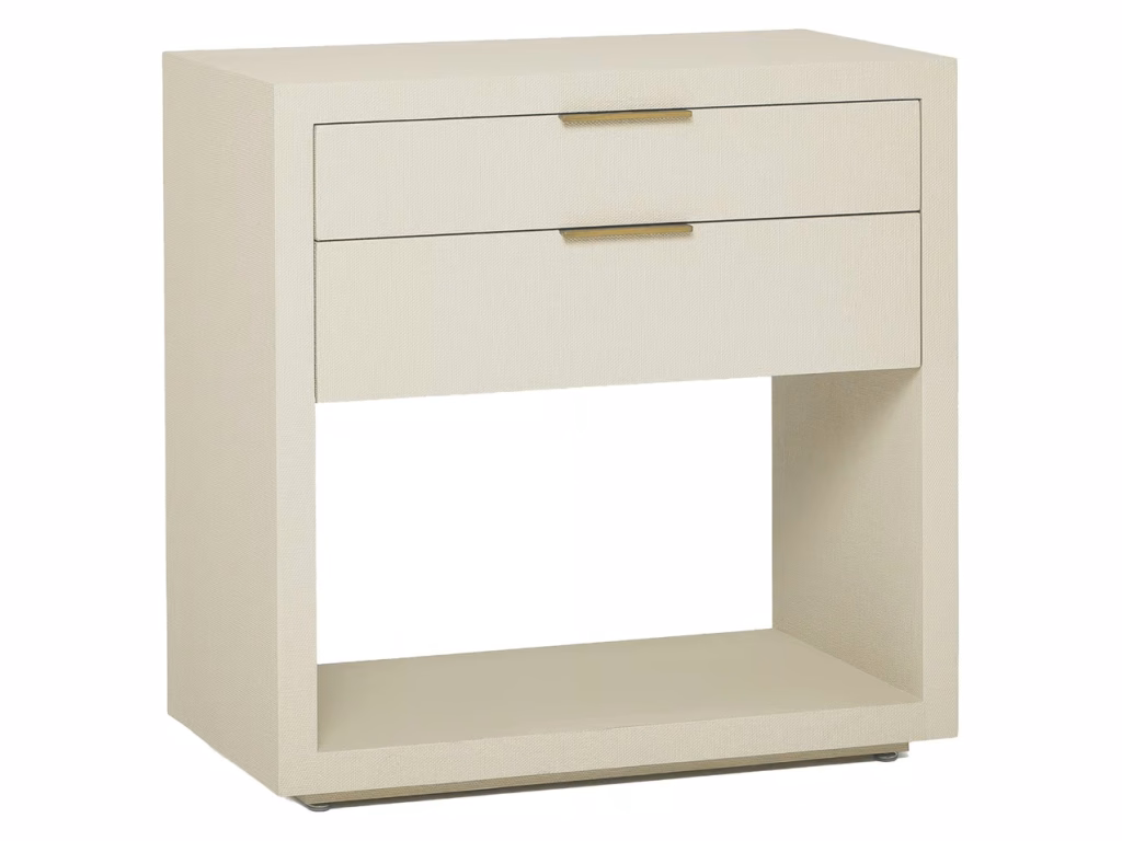 Montaigne Tall Bedside Chest - Sand
