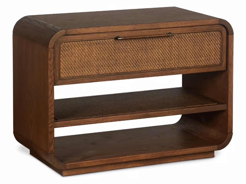 Marsh Large Bedside Chest - Walnut