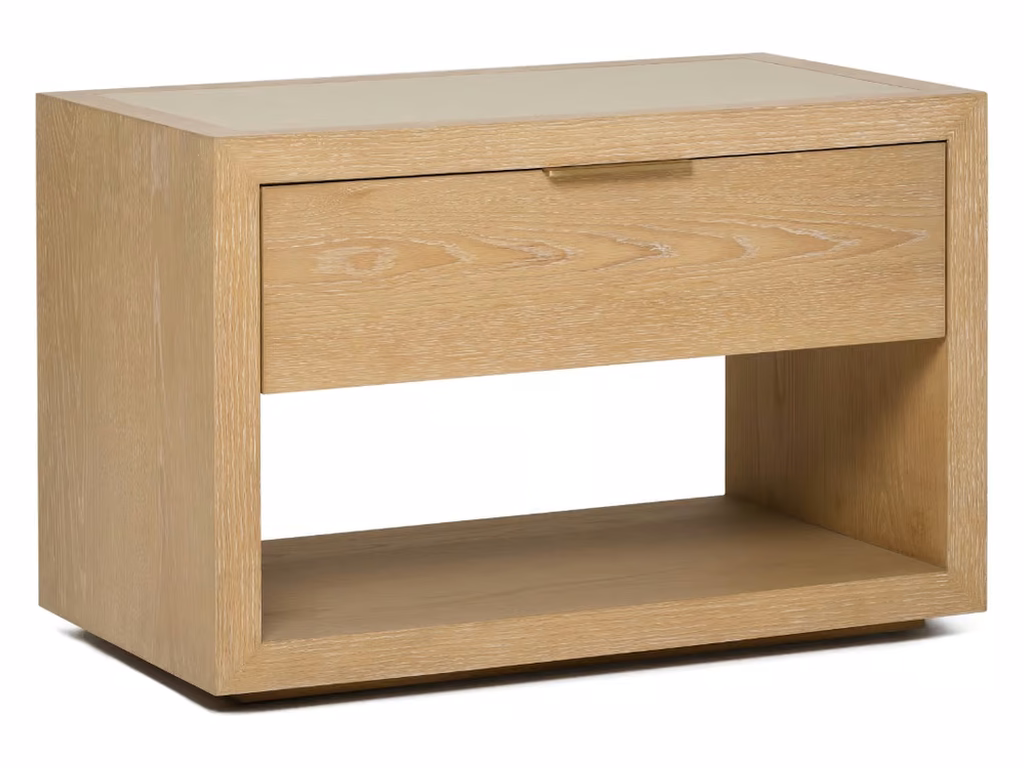 Montaigne Bedside Chest - Saddle