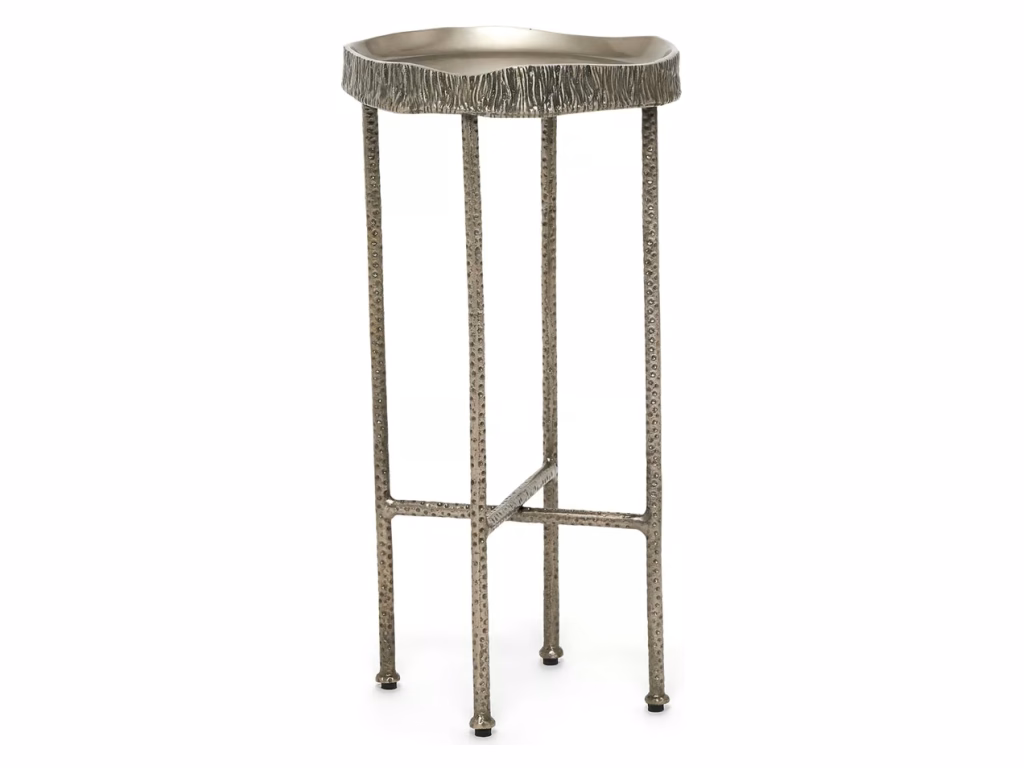 Ada Drink Table -  Antique Nickel