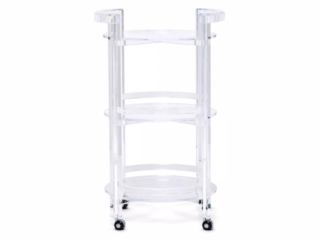 Diego Acrylic Bar Cart