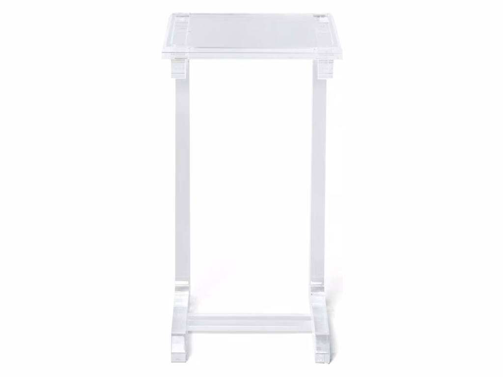 Zola Acrylic Hugging Table - Alternative View