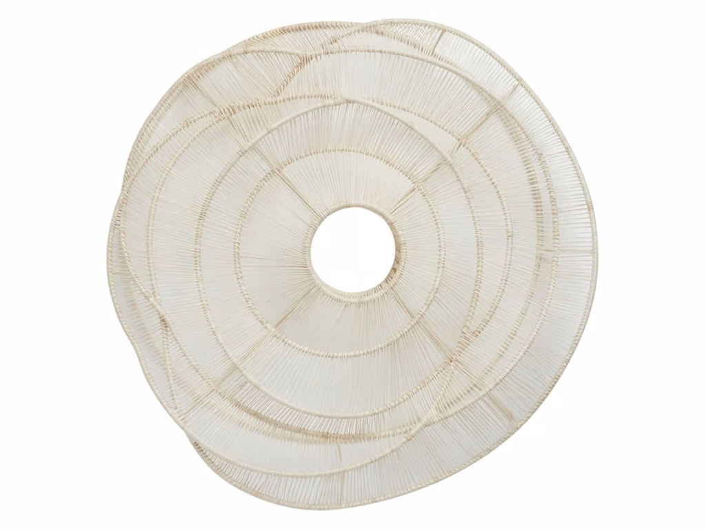 Shadow 28" Wall Art - Ivory