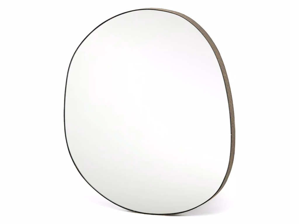 Camille Organic Mirror - Gilded Brass