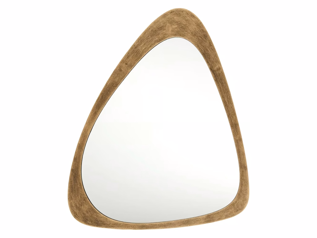 Wales Small Mirror - Antique Brass