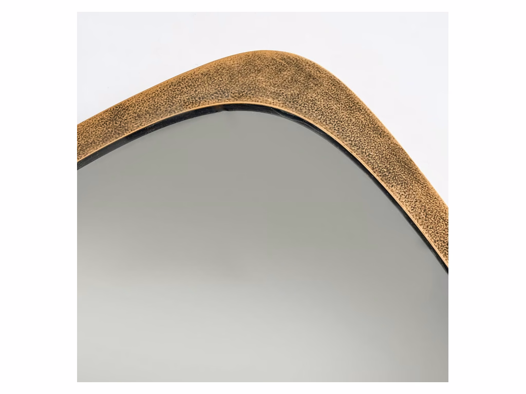 Wales Small Mirror - Antique Brass - Alternative View