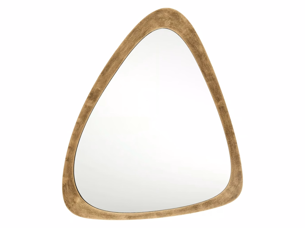 Wales Medium Mirror - Antique Brass