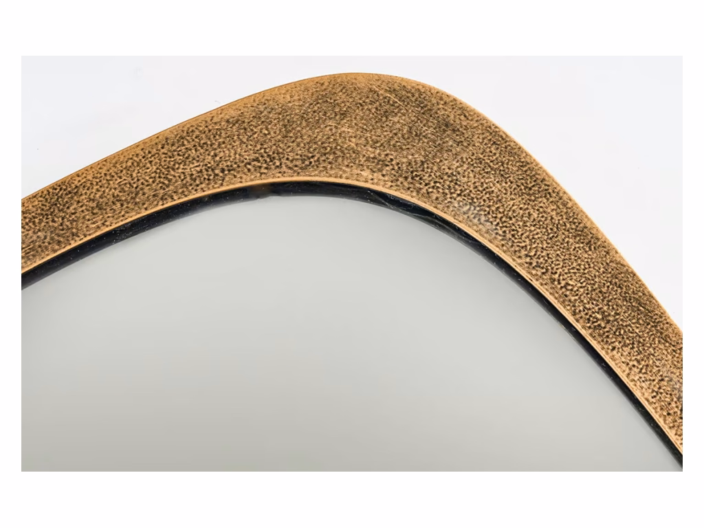 Wales Medium Mirror - Antique Brass