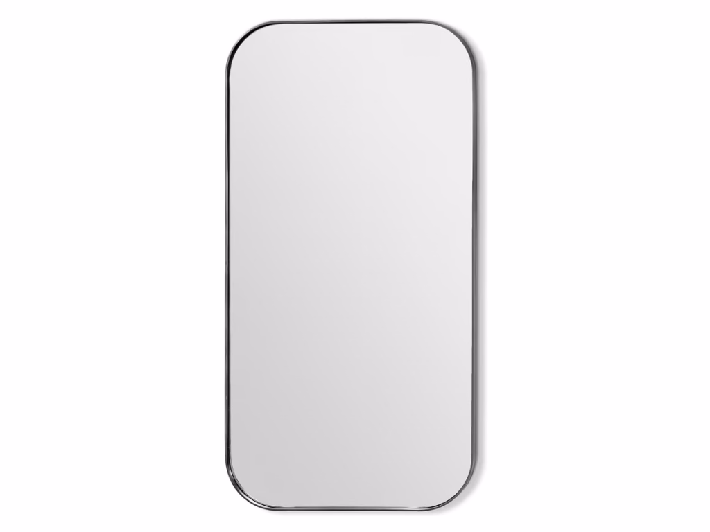 Aalina 54" Wall Mirror - Brushed Nickel