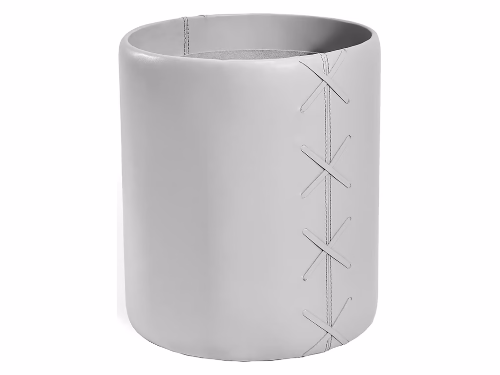 Xavier Wastebasket - Light Grey
