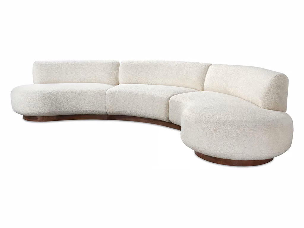 Nuage Sectional - Wood Plinth