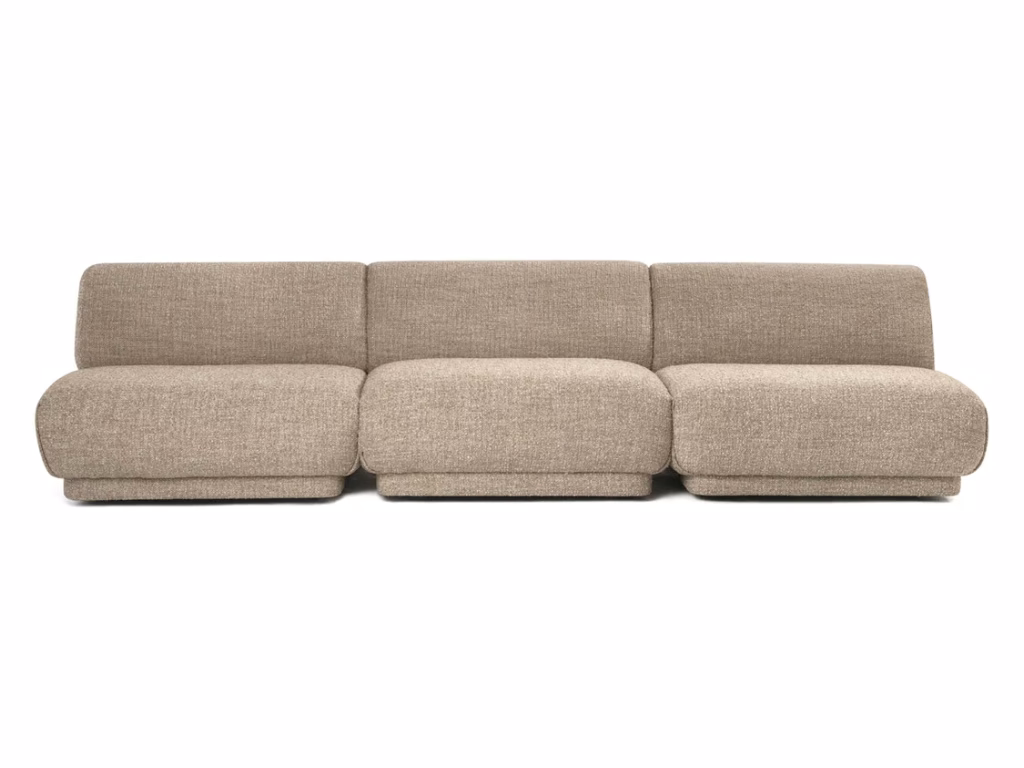 Astor 3pc Armless Sectional