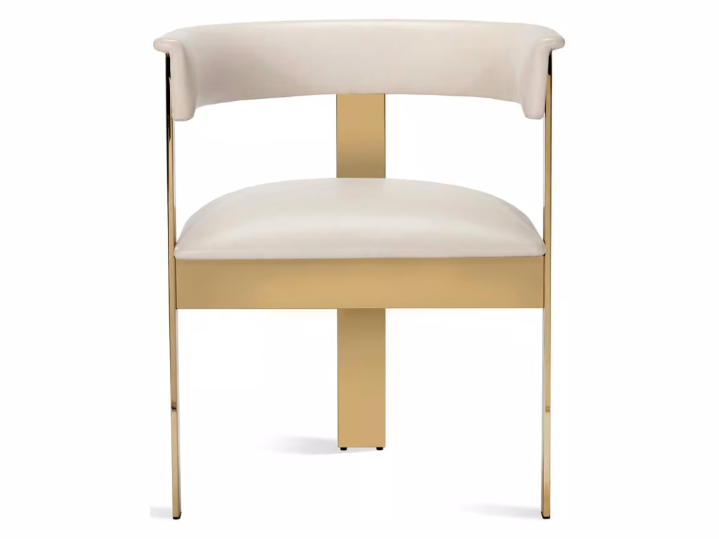 Darcy Dining Chair - Polished Brass - Alternative View