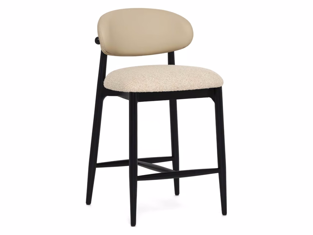 Liam Counter Stool - Matte Black