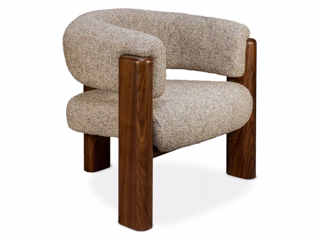 Olivia Lounge Chair - Classic Walnut