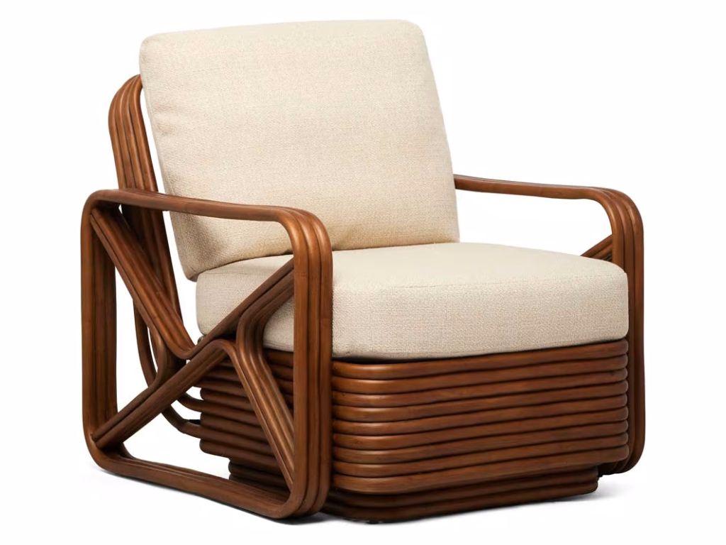 Flagler Lounge Chair - Antique Brown