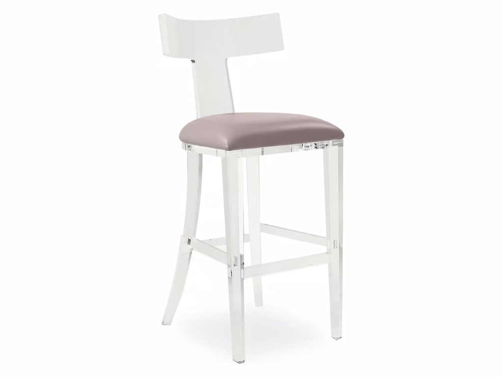 Tristan Acrylic Klismos Bar stool