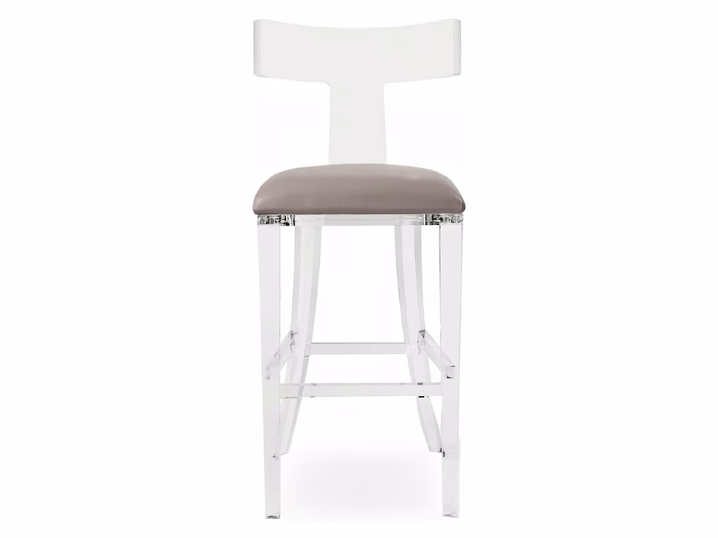Tristan Acrylic Klismos Bar stool