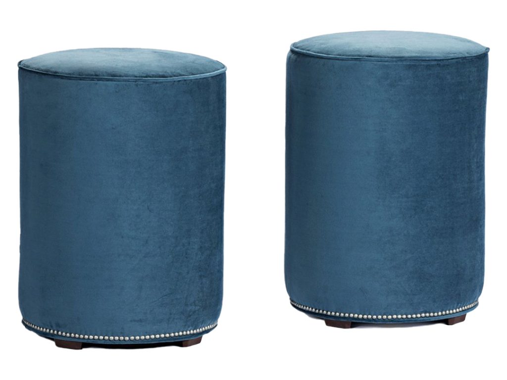 Olivia Counter Height Ottoman Accent Ottoman