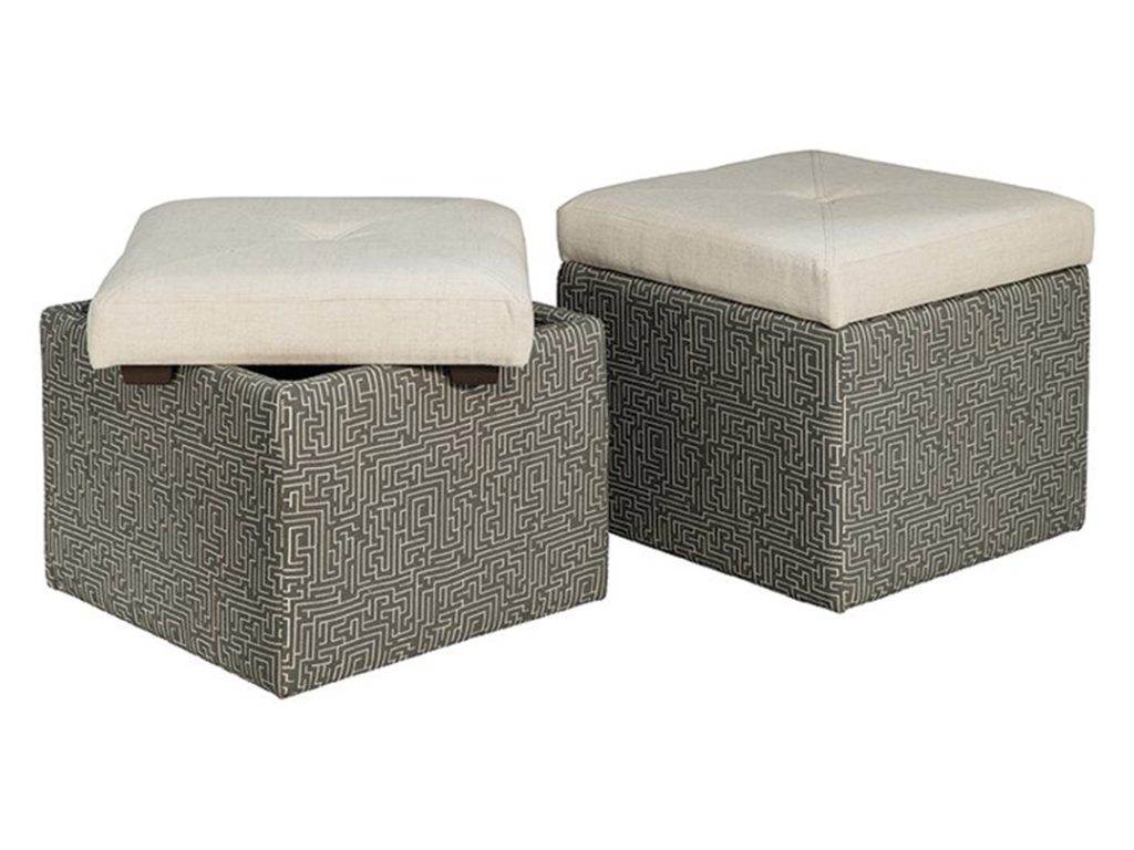 Kate Storage Ottoman, alternate view