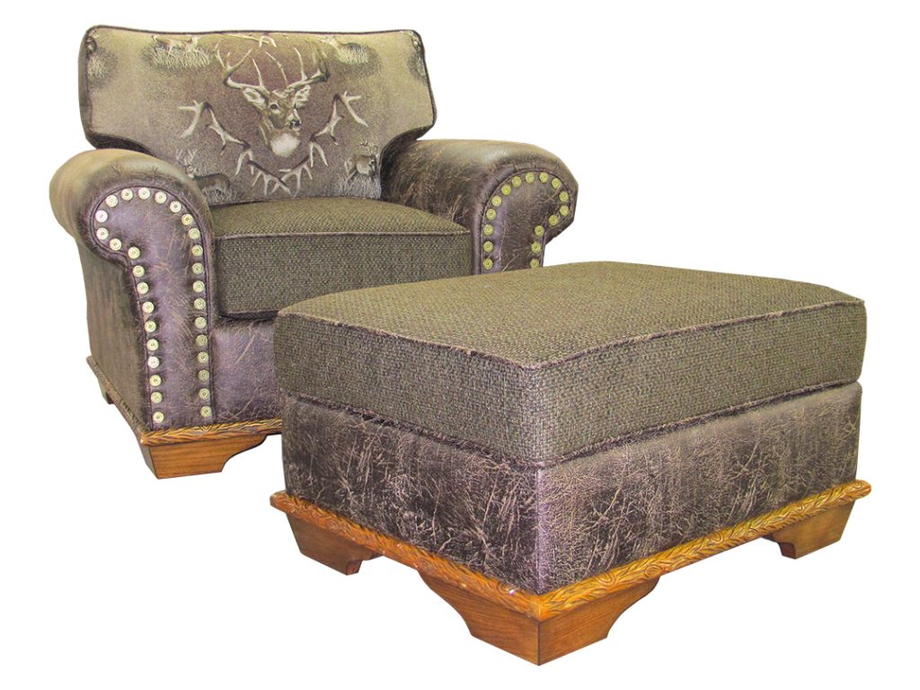 Whitetail Ridge Ottoman Accent Ottoman