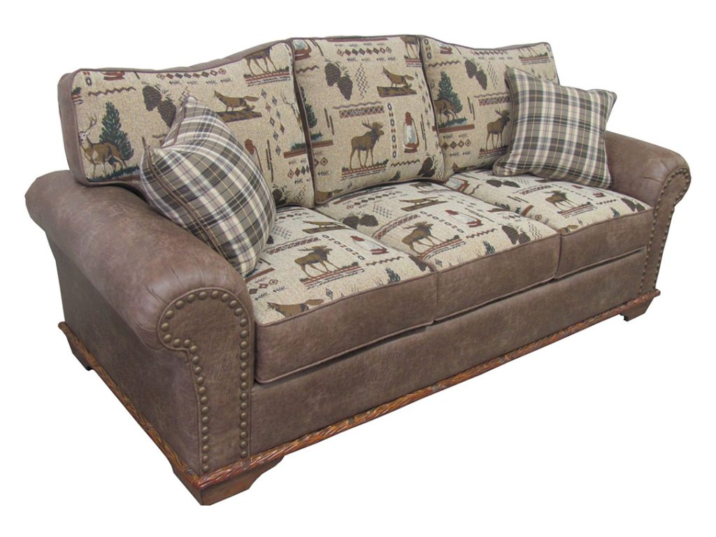 Whitetail Ridge Sofa Three Cushion Sofa