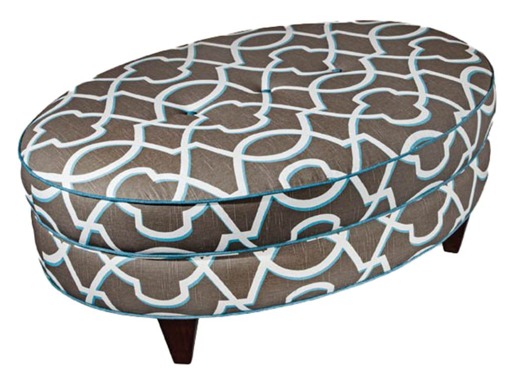 Essentially Yours Oval Storage Ottoman