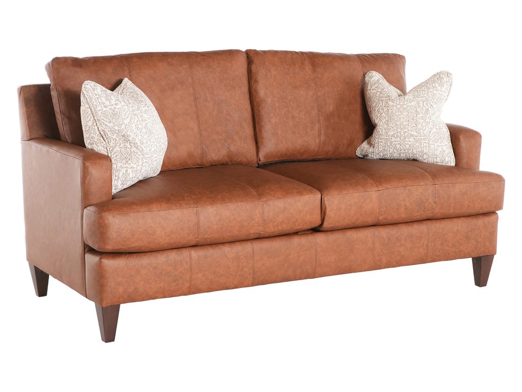 Carmen Sofa 1925-03-Leather Three Cushion Sofa