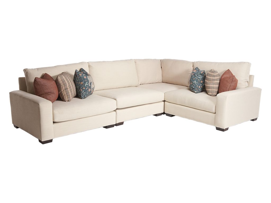 Miles Armless Chair & 1/2 Modular Sectional