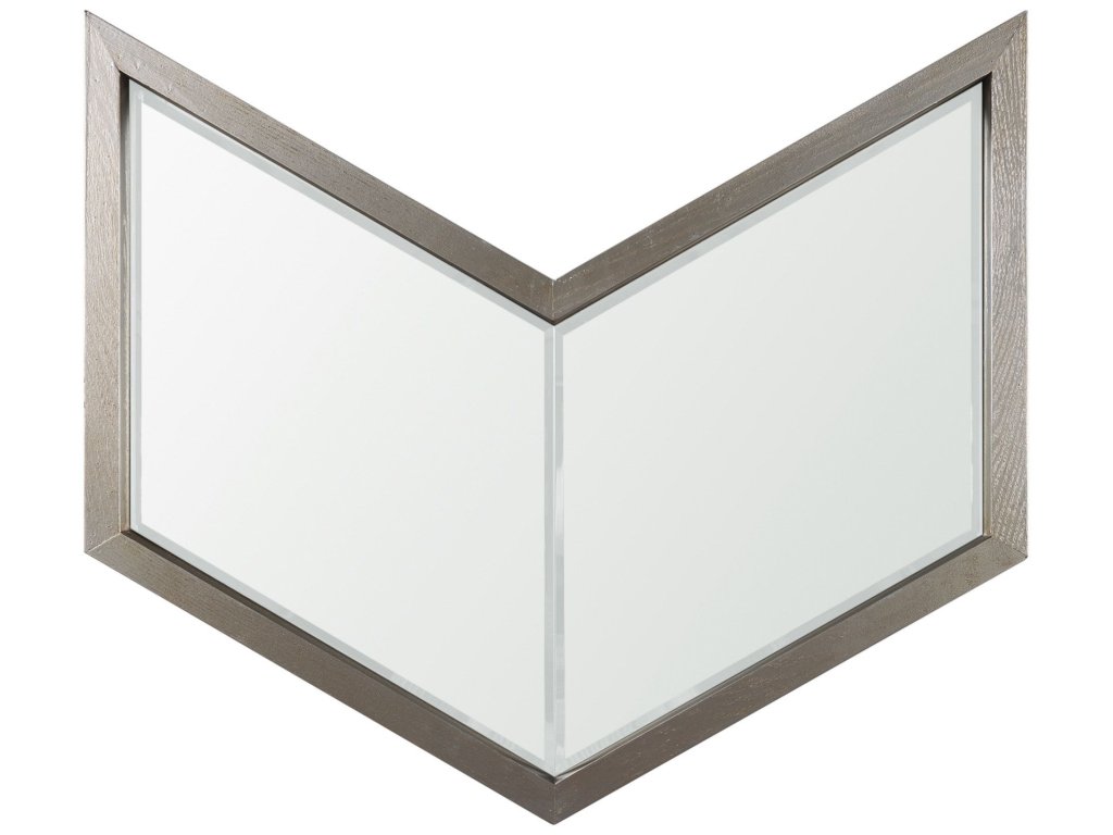 26 x 22 Silver Wood Frame Mirror