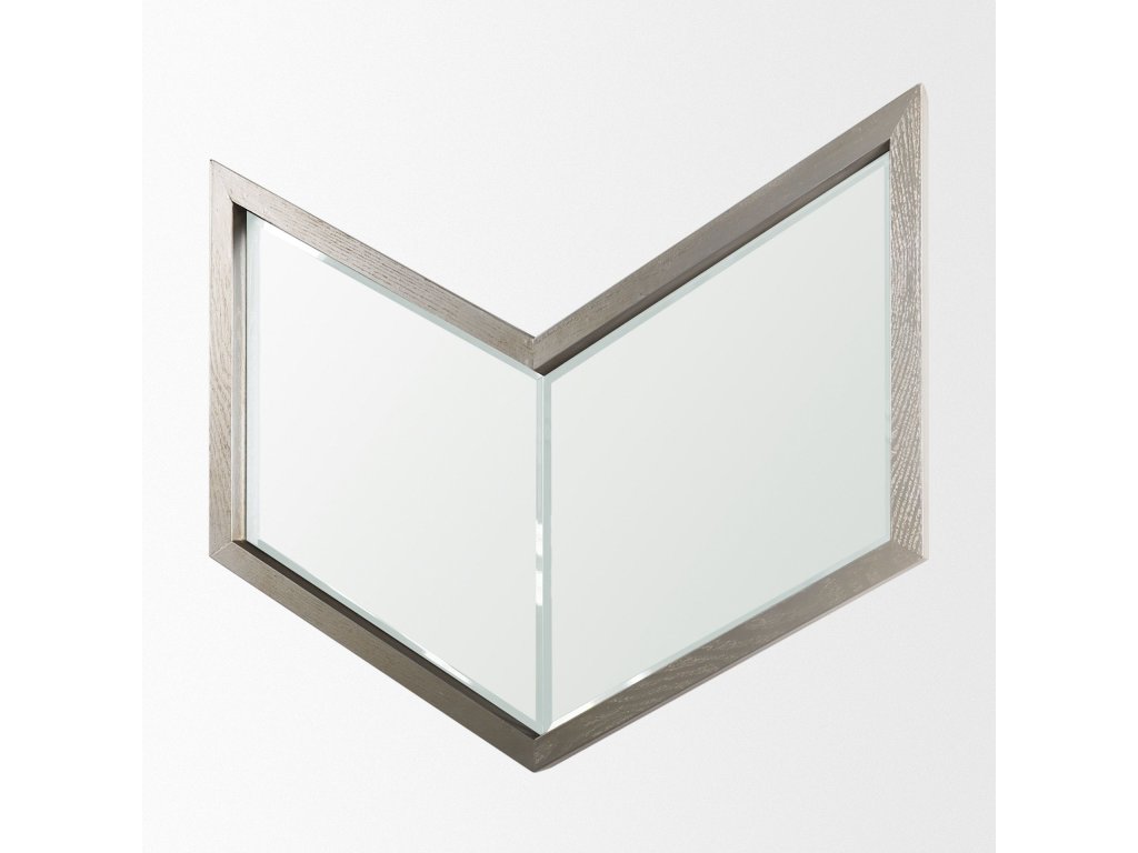 26 x 22 Silver Wood Frame Mirror - Alternative View