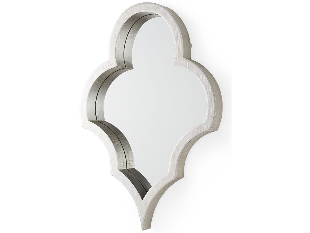 23X34 Silver Wood Frame Mirror