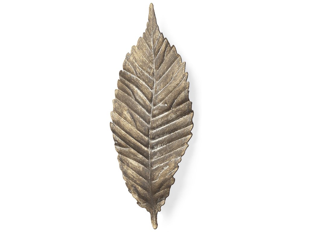 14H Medium Metal Leaf Wall Art
