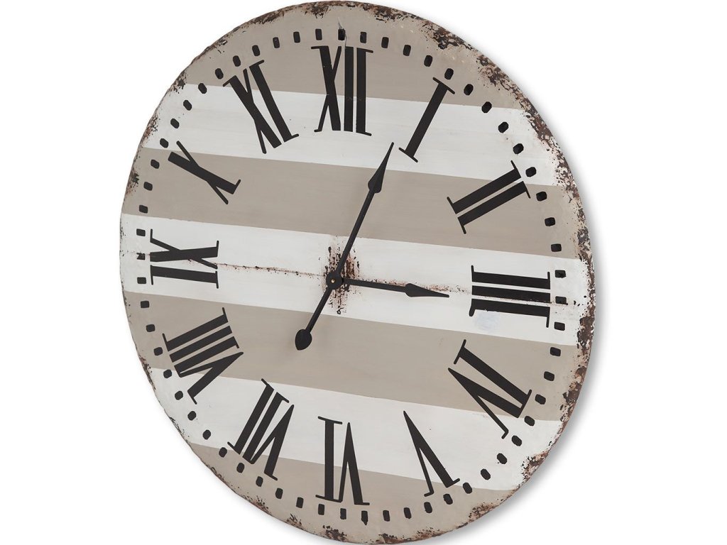 41.5" Round Oversize Farmhouse Wall Clock