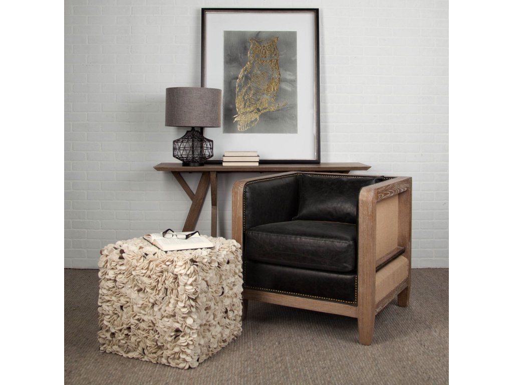 (20"H) Bronze Barrel Metal Base Beige Linen Shade Table Lamp - Alternative View