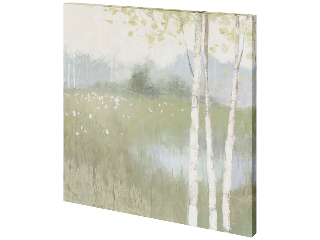 Fling II Cool by Mercana Studio a Hand Embellished Textured Canvas